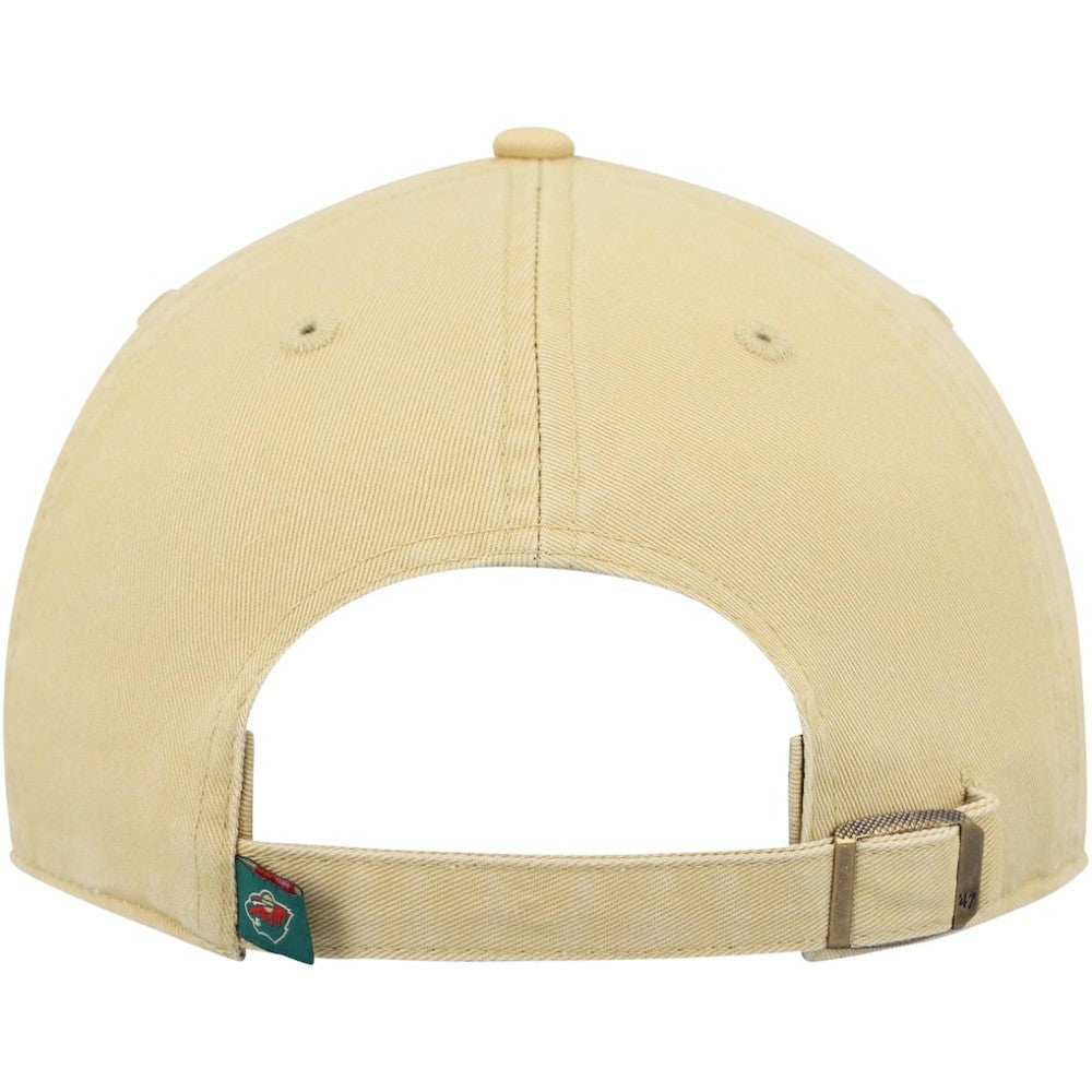 NHL Gold Minnesota Wild '47 Clean Up Adjustable Hat