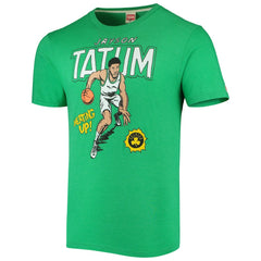 NBA Jayson Tatum Boston Celtics Homage Comic Book Player Tri-Blend T-Shirt
