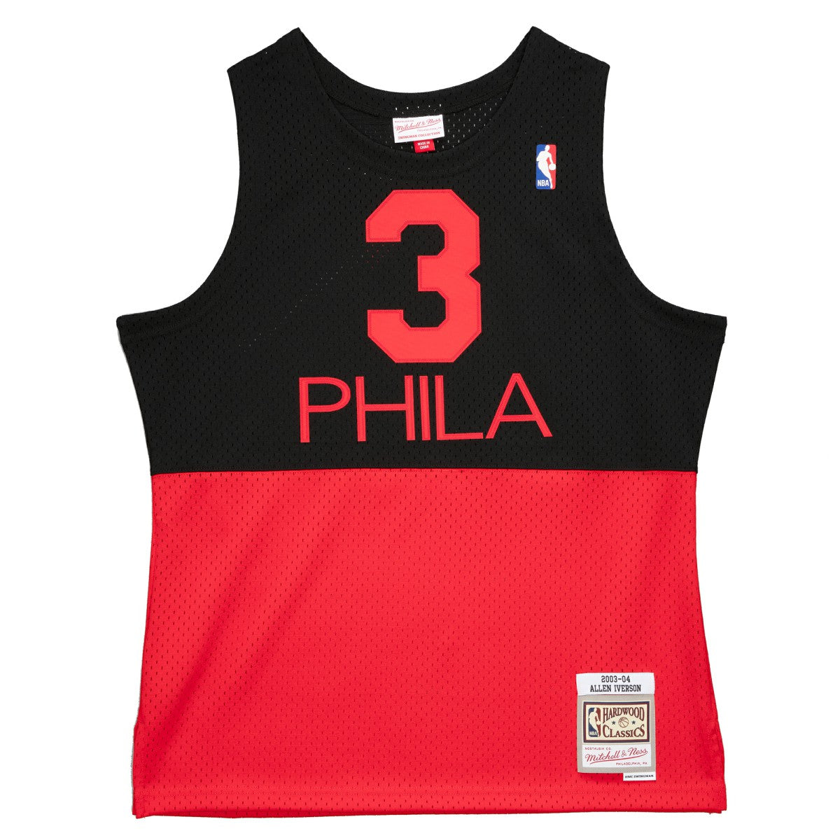 NBA Allen Iverson Philadelphia 76ers 2003/04 Hardwood Classics Reload 2.0 Swingman Jersey