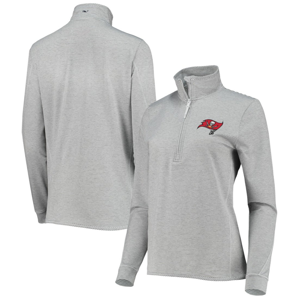 Vineyard Vines Women's Sankaty Shep Half-Zip Pullover Top - Tampa Bay Buccaneers