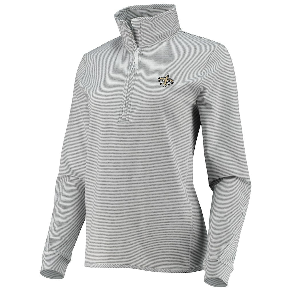 Vineyard Vines Women's Sankaty Shep Half-Zip Pullover Top - New Orleans Saints