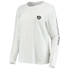 Vineyard Vines Women's Helmet Long Sleeve T-Shirt - Las Vegas Raiders