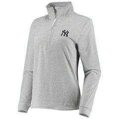 MLB New York Yankees Vineyard Vines Women's Stripe Sankaty Half-Zip Pullover Top