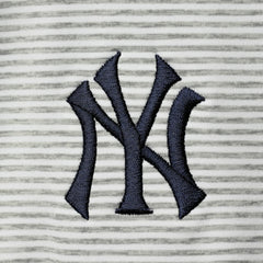MLB New York Yankees Vineyard Vines Women's Stripe Sankaty Half-Zip Pullover Top