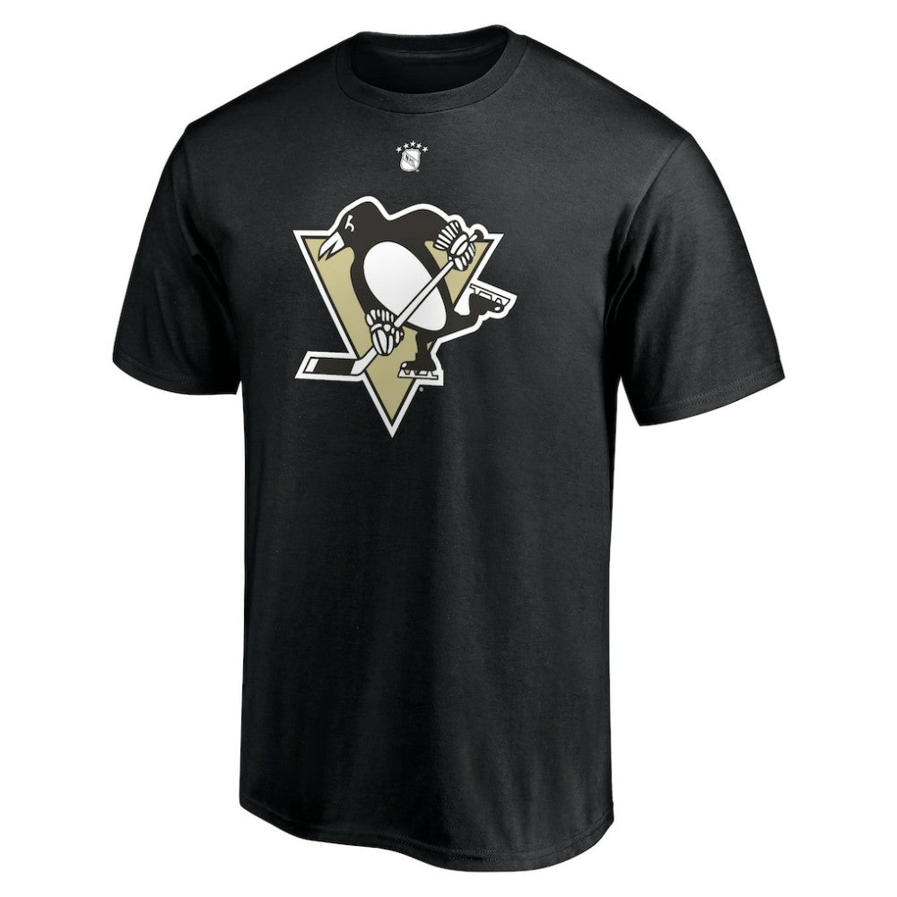 NHL Black Ryan Whitney Pittsburgh Penguins Fanatics Authentic Stack Retired Player Nickname & Number T-Shirt