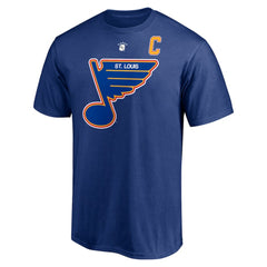 NHL Blue Brett Hull St. Louis Blues Fanatics Authentic Stack Retired Player Nickname & Number T-Shirt