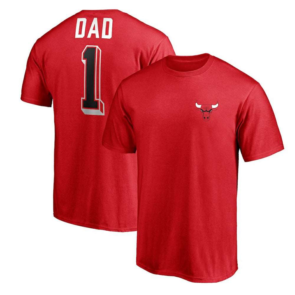 NBA Chicago Bulls Number One Dad T-Shirt sale