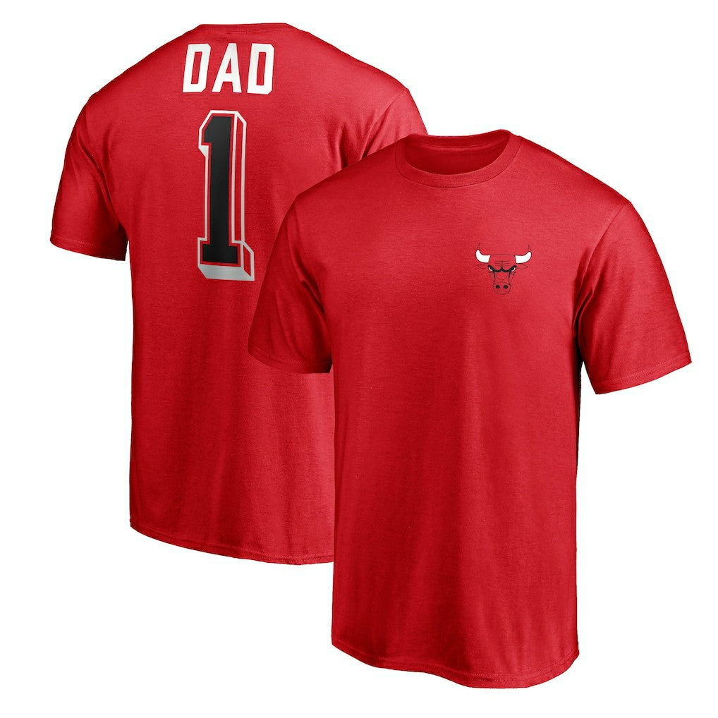 NBA Chicago Bulls Number One Dad T-Shirt sale