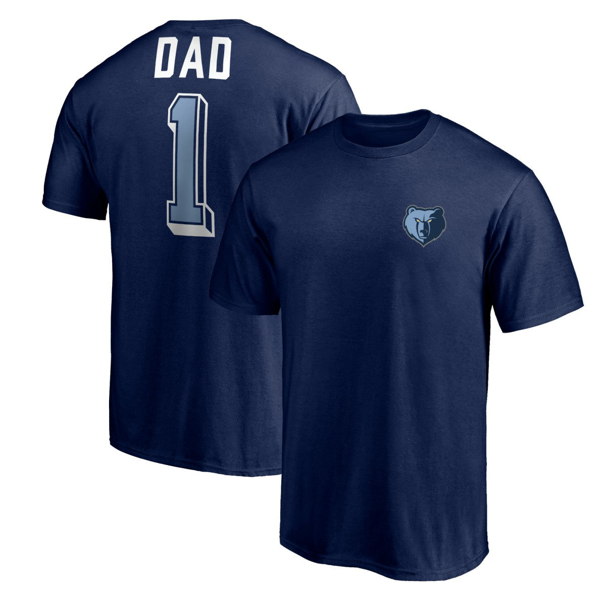 NBA Memphis Grizzlies Number One Dad T-Shirt