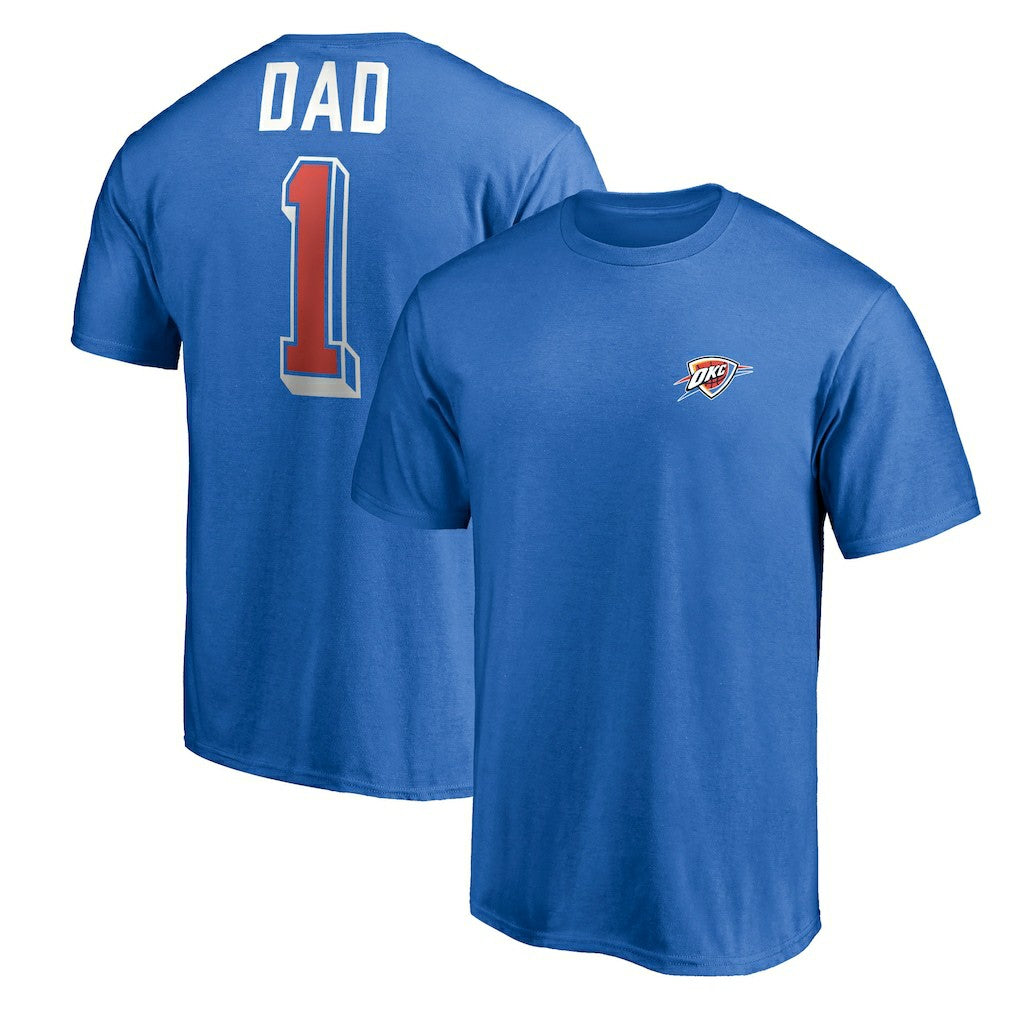 NBA Oklahoma City Thunder Number One Dad T-Shirt
