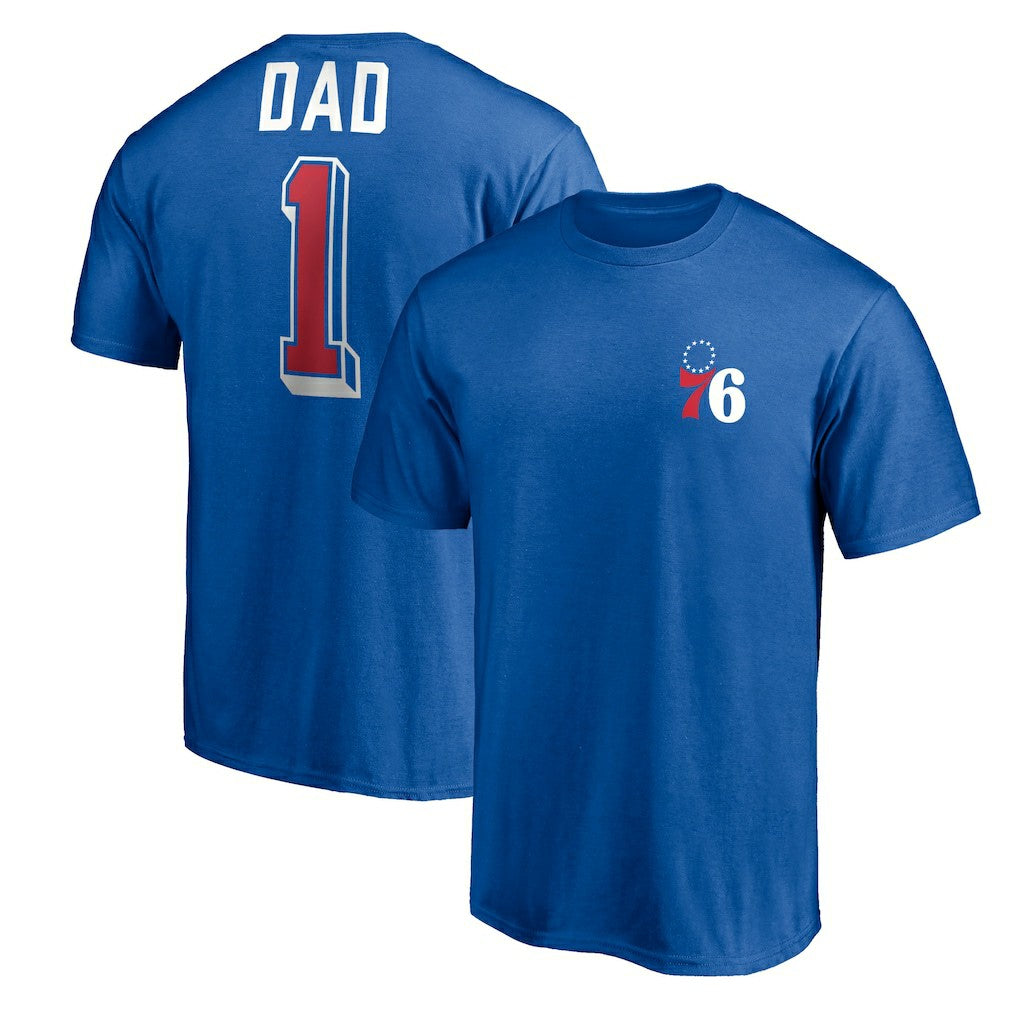 NBA Philadelphia 76ers Number One Dad T-Shirt