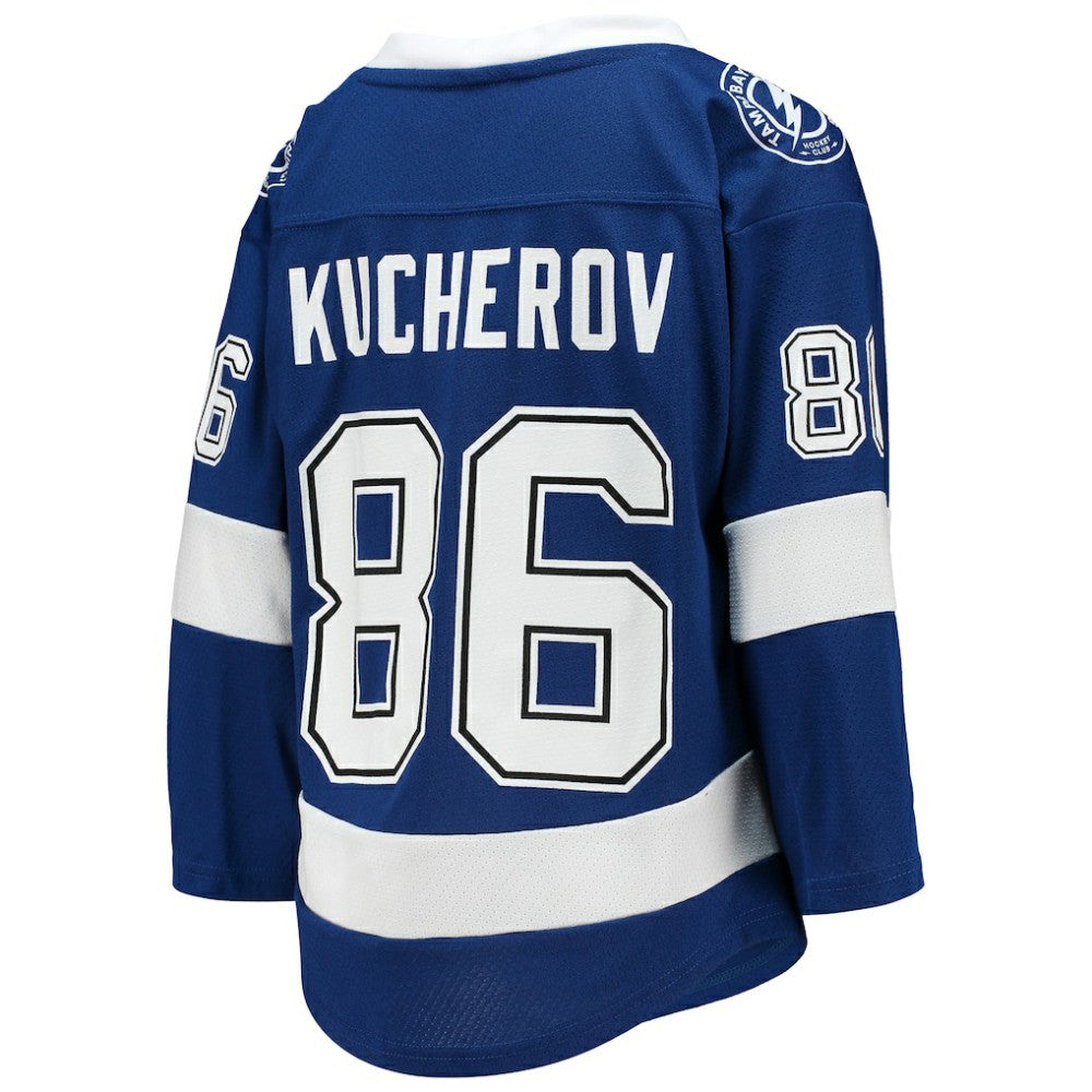 NHL Blue Nikita Kucherov Tampa Bay Lightning Youth Home Replica Player Jersey