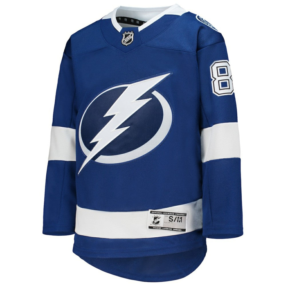 NHL Blue Nikita Kucherov Tampa Bay Lightning Youth Home Premier Player Jersey