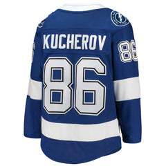 NHL Blue Nikita Kucherov Tampa Bay Lightning Youth Home Premier Player Jersey