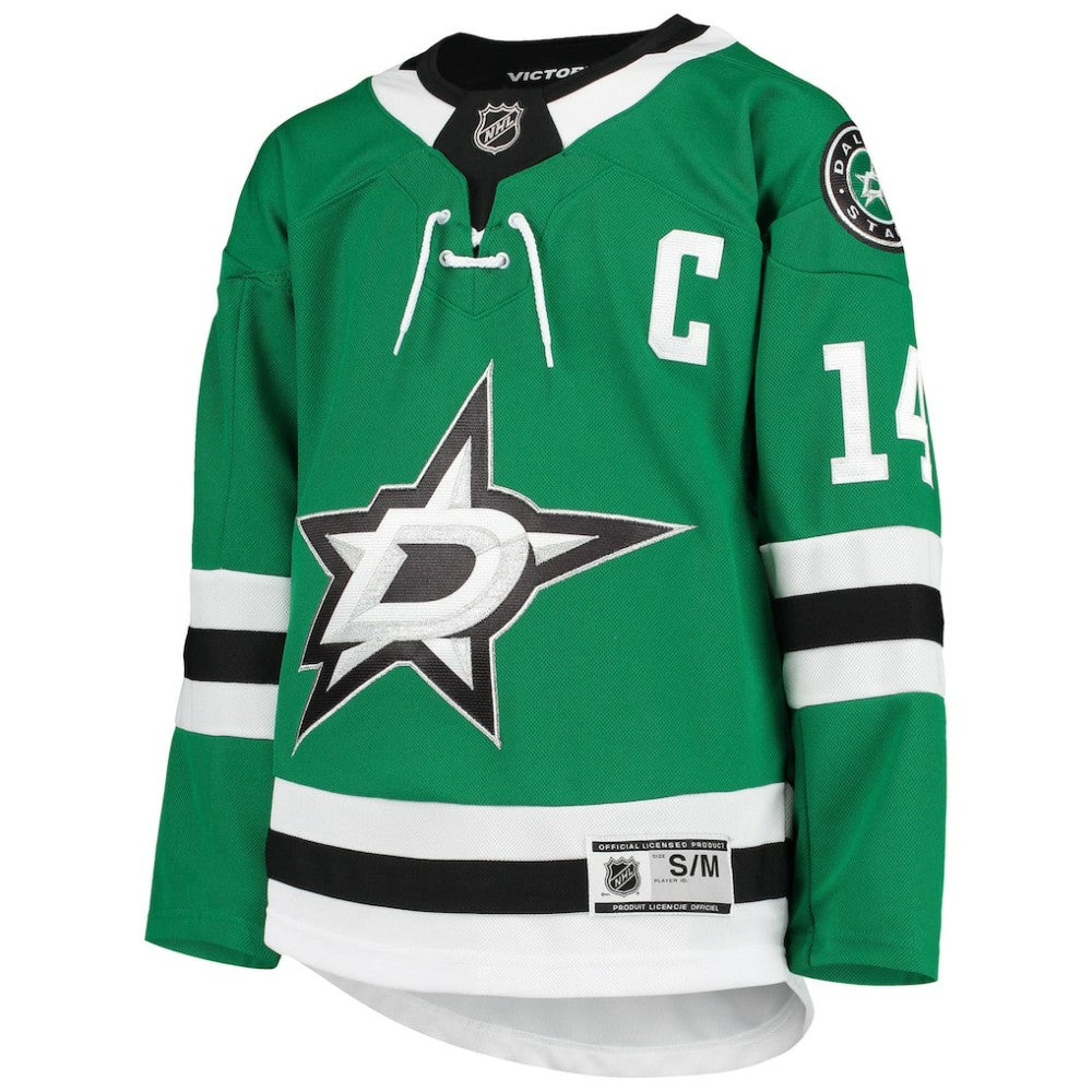 NHL Kelly Green Jamie Benn Dallas Stars Youth Home Premier Player Jersey