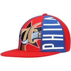 NBA Philadelphia 76ers Hardwood Classics Big Face Callout Snapback Hat