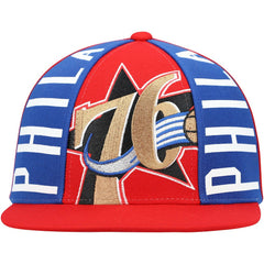 NBA Philadelphia 76ers Hardwood Classics Big Face Callout Snapback Hat
