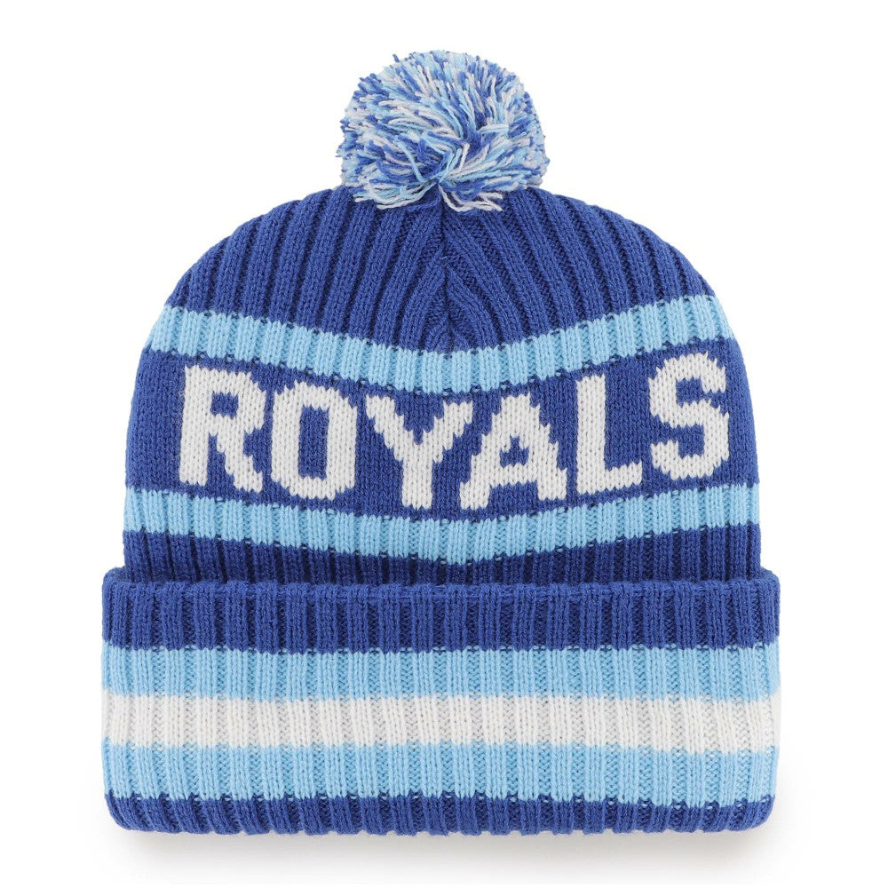 MLB Kansas City Royals '47 Bering Cuffed Knit Hat with Pom