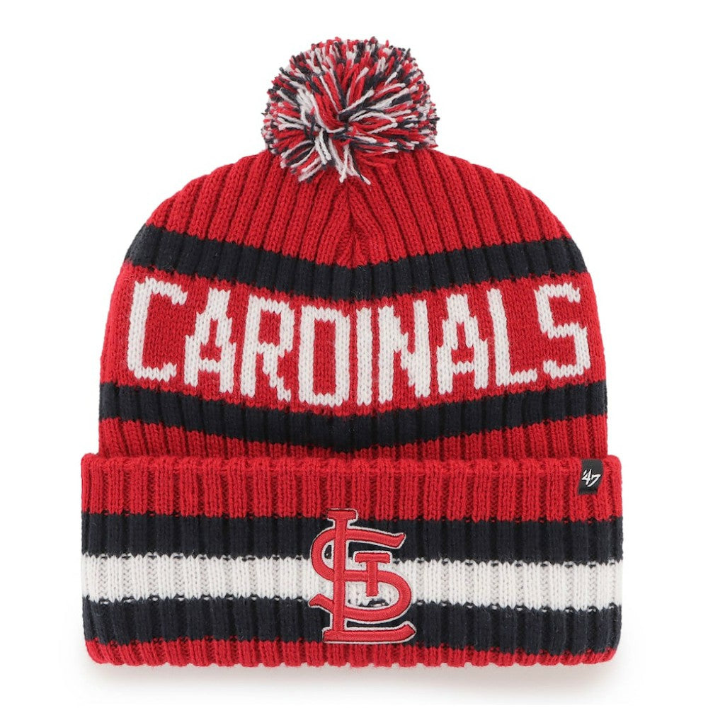 MLB St. Louis Cardinals '47 Bering Cuffed Knit Hat with Pom