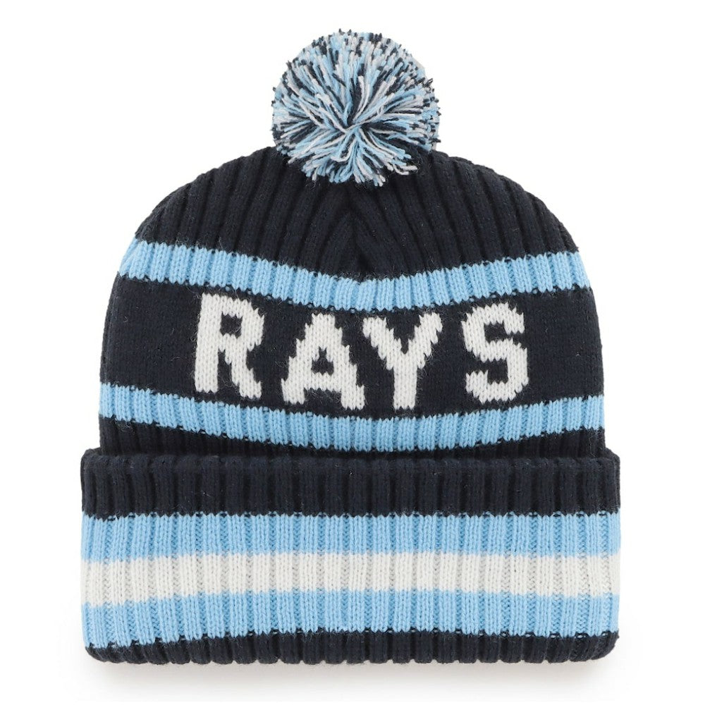 MLB Tampa Bay Rays '47 Bering Cuffed Knit Hat with Pom