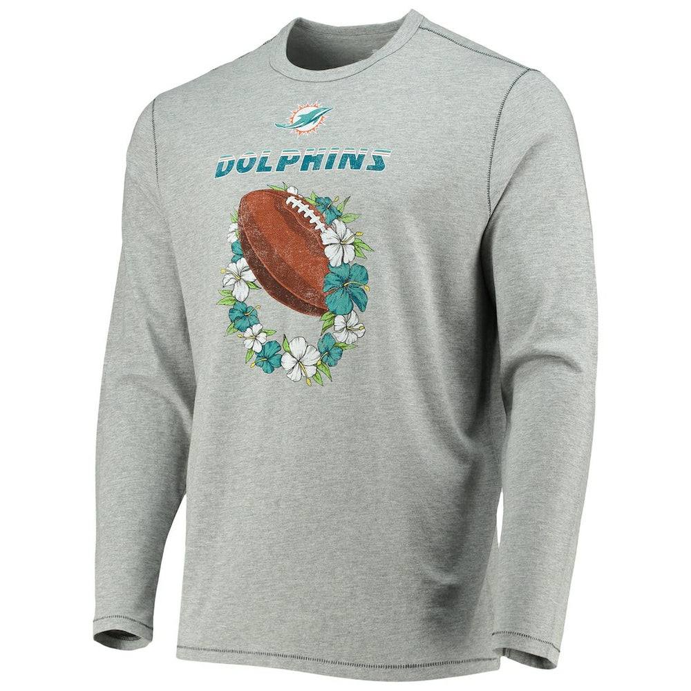 Sport Lei Pass Long Sleeve T-Shirt - Miami Dolphins