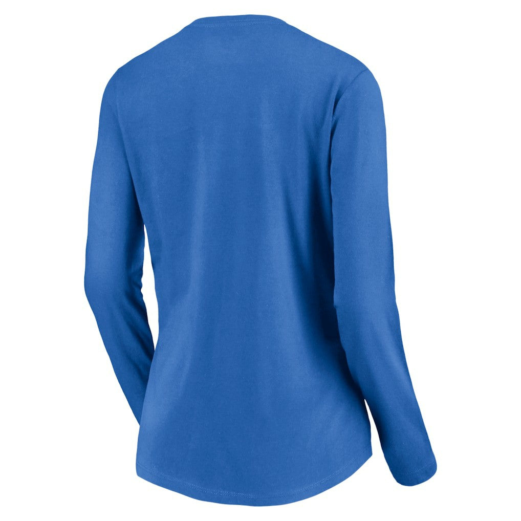Women's Slogan V-Neck Long Sleeve T-Shirt - Los Angeles Chargers