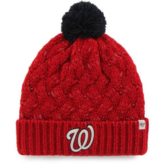MLB Washington Nationals '47 Women's Knit Cuffed Hat with Pom