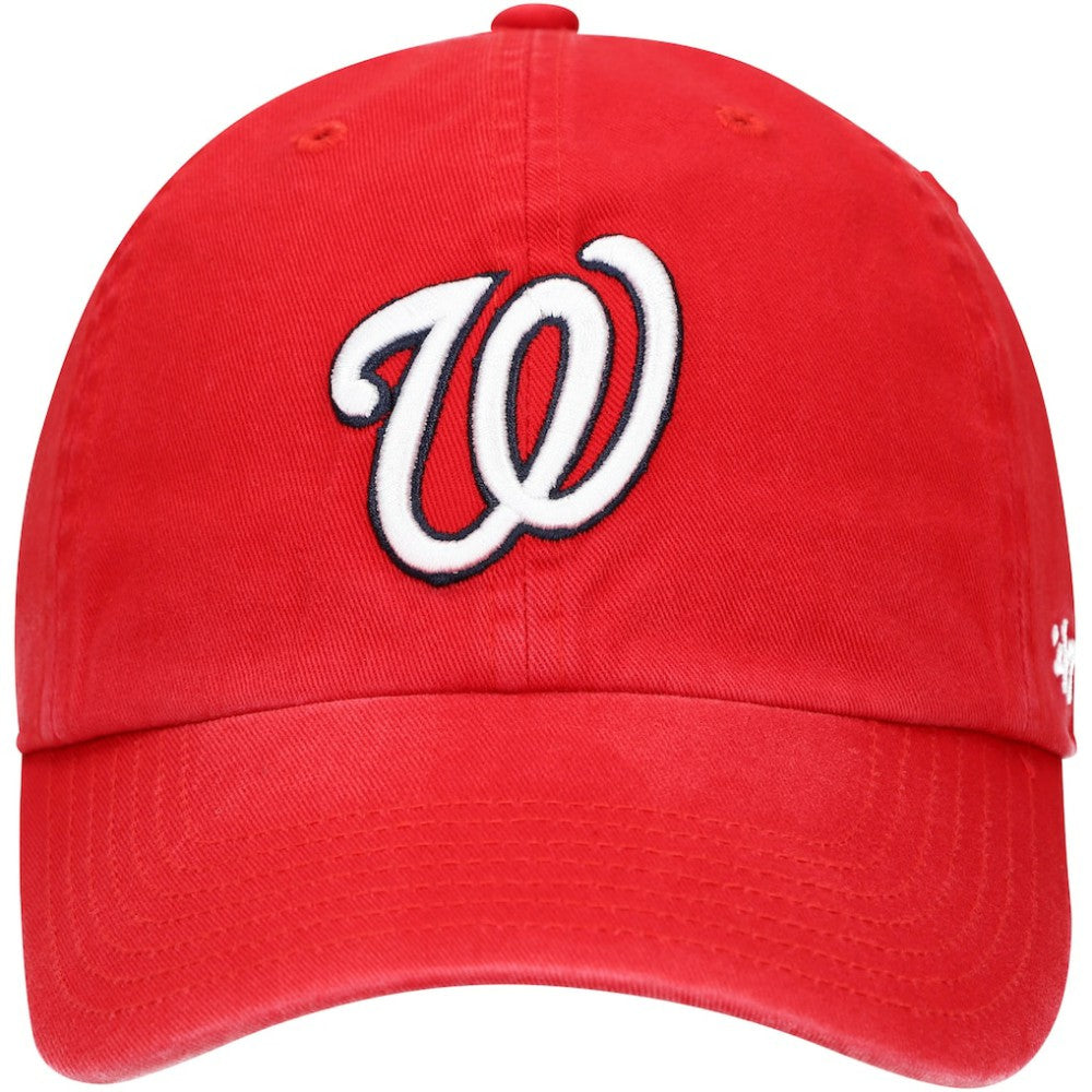 MLB Washington Nationals '47 Youth Team Logo Clean Up Adjustable Hat