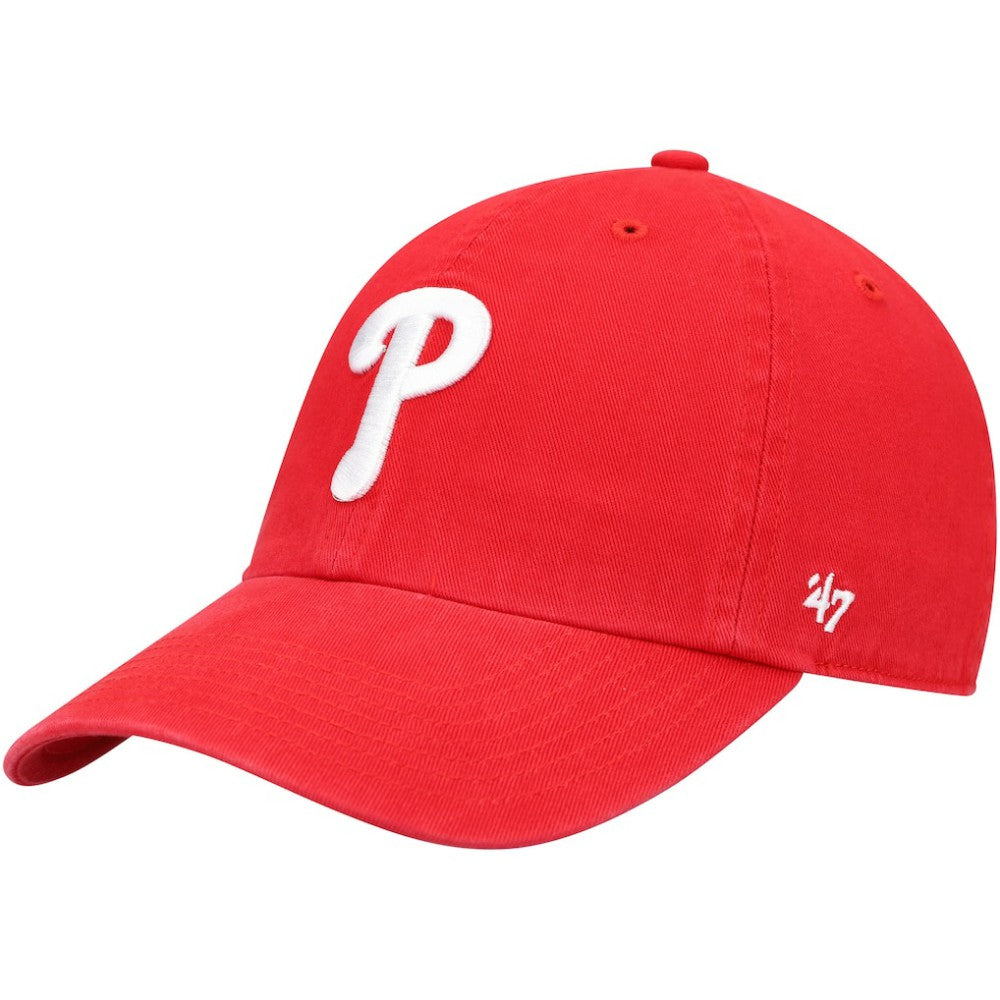 MLB Philadelphia Phillies '47 Youth Team Logo Clean Up Adjustable Hat