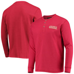 Dunbrooke Logo Maverick Thermal Henley Long Sleeve T-Shirt - San Francisco 49ers