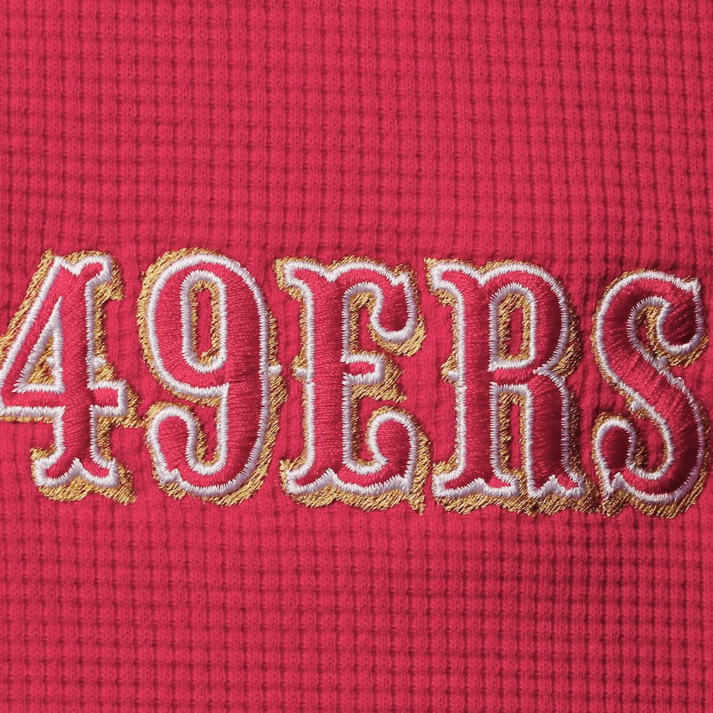 Dunbrooke Logo Maverick Thermal Henley Long Sleeve T-Shirt - San Francisco 49ers