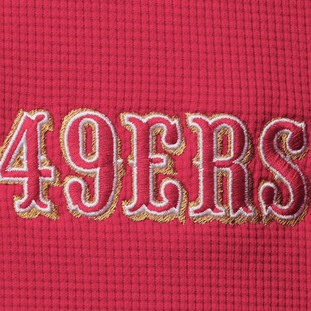 Dunbrooke Logo Maverick Thermal Henley Long Sleeve T-Shirt - San Francisco 49ers