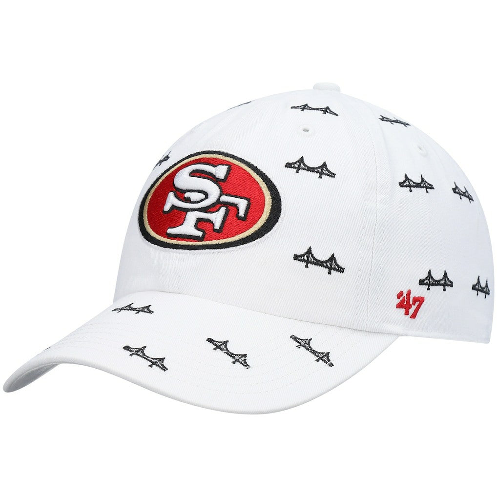 '47 Women's Team Confetti Clean Up Adjustable Hat - San Francisco 49ers