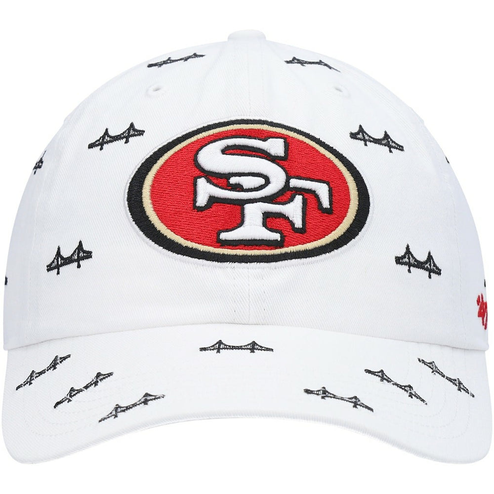 '47 Women's Team Confetti Clean Up Adjustable Hat - San Francisco 49ers