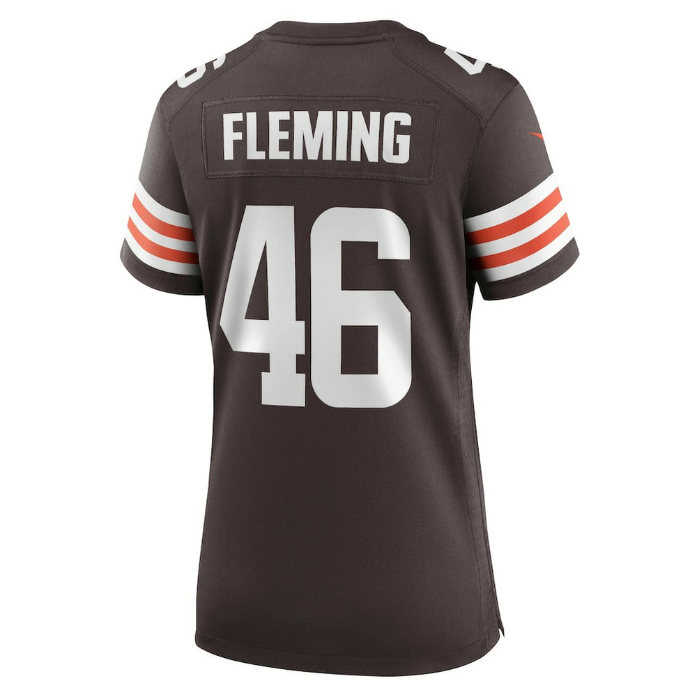 Don Fleming  Women's Retired Player Jersey - Cleveland Browns