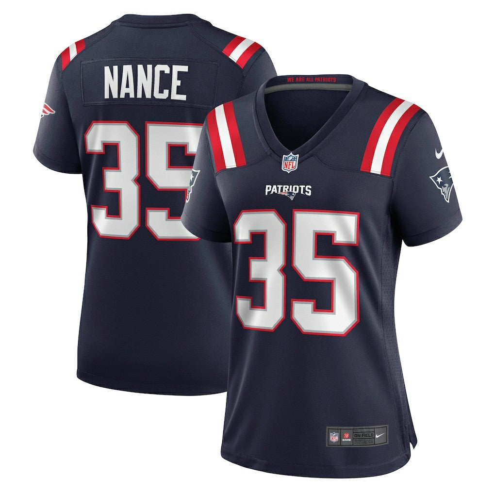 Jim Nance  Women's Retired Player Jersey - New England Patriots