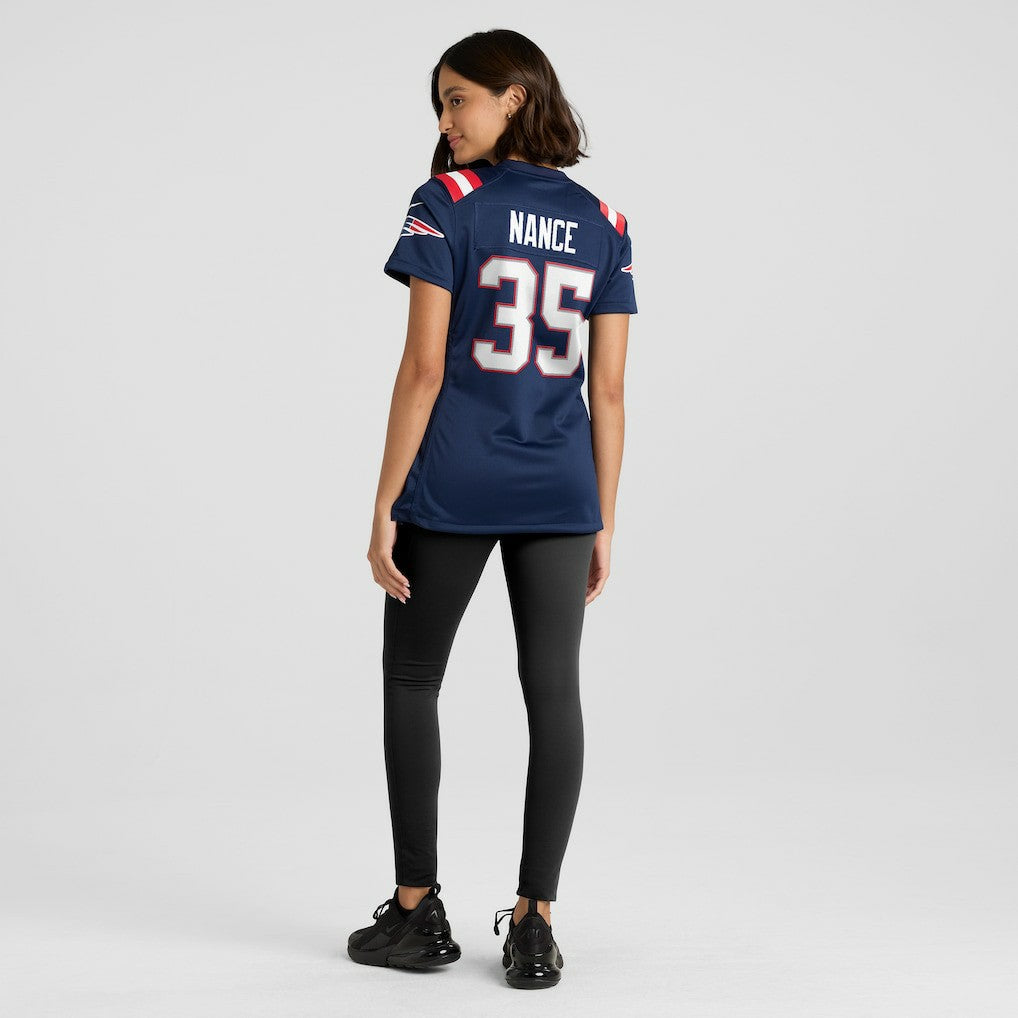 Jim Nance  Women's Retired Player Jersey - New England Patriots