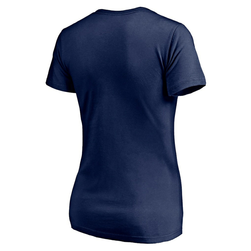 Women's Red White and Team V-Neck T-Shirt - Atlanta Falcons