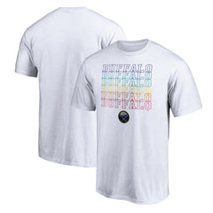 NHL White Buffalo Sabres City Pride T-Shirt