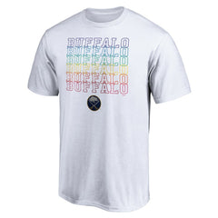 NHL White Buffalo Sabres City Pride T-Shirt