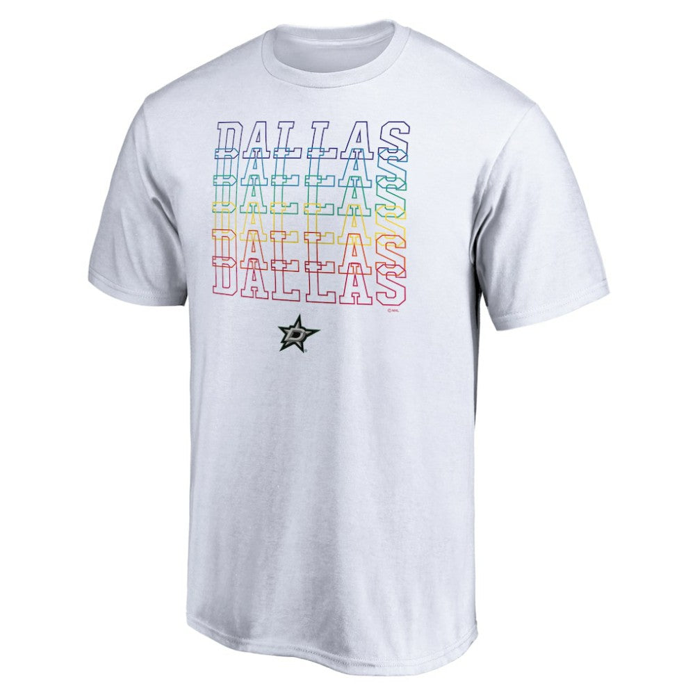 NHL White Dallas Stars City Pride T-Shirt