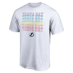 NHL White Tampa Bay Lightning City Pride T-Shirt