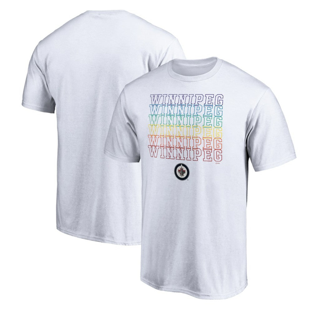 NHL White Winnipeg Jets City Pride T-Shirt