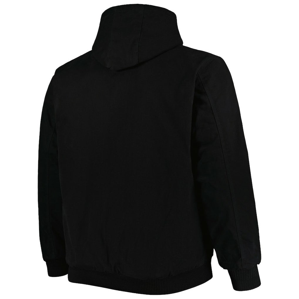 Dunbrooke Big & Tall Dakota Canvas Hoodie Full-Zip Jacket - Cincinnati Bengals
