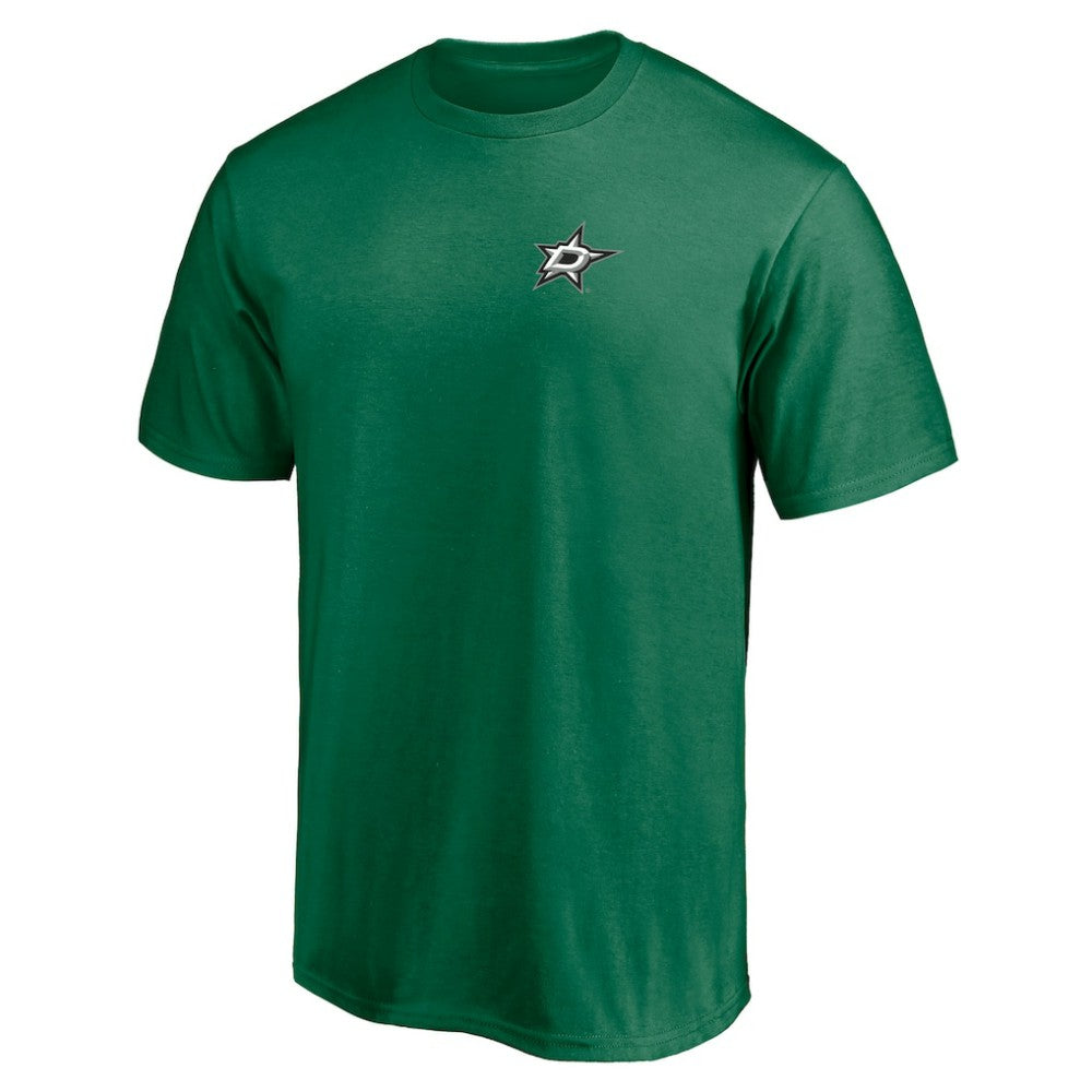 NHL Green Dallas Stars Number One Dad Logo T-Shirt