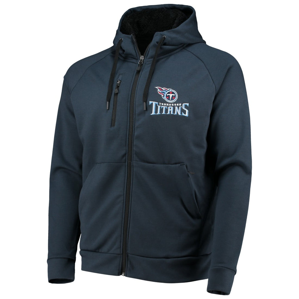 Dunbrooke Shag Tri-Blend Full-Zip Raglan Hoodie - Tennessee Titans