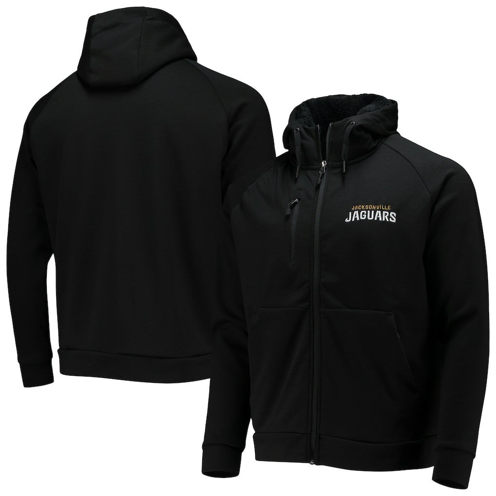 Dunbrooke Shag Tri-Blend Full-Zip Raglan Hoodie - Jacksonville Jaguars