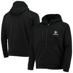 Dunbrooke Shag Tri-Blend Full-Zip Raglan Hoodie - New Orleans Saints