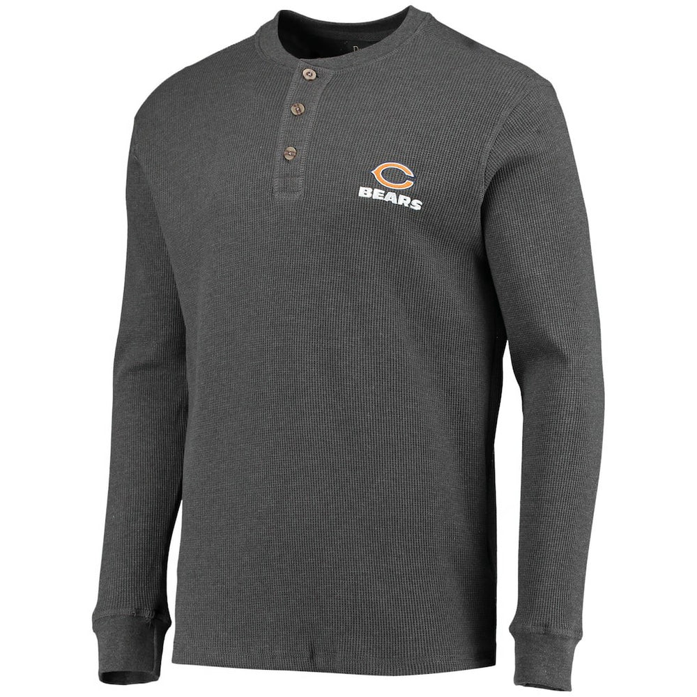 Dunbrooke Logo Maverick Thermal Henley Long Sleeve T-Shirt - Chicago Bears