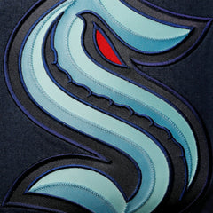 NHL Deep Sea Blue Seattle Kraken adidas Logo AEROREADY Pullover Sweater